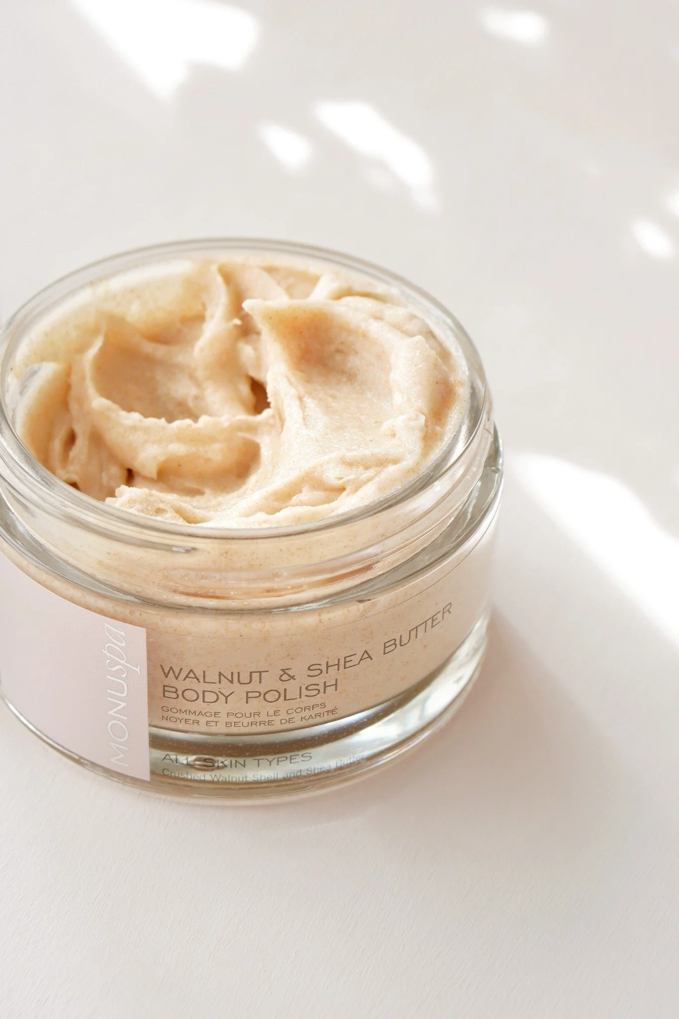 Don't You Scrub Up Well?

Smooth, polished skin starts here.

Our Walnut &amp; Shea Butter Body Polish combines finely crushed Walnut Shell Powder with nourishing Shea Butter to gently buff away dull, dry skin while helping to soften and condition fr