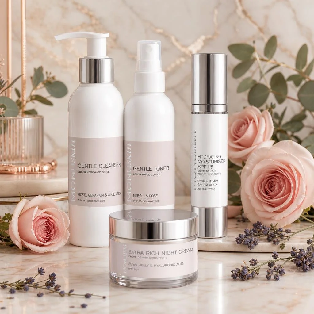Easy 3 Step Dry / Sensitive Skin Morning & Evening Routine