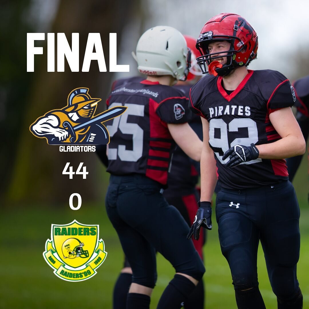 Yesterdays final score, a big win for the gladiators! Looking ahead, our next game will be played in Enschede! So mark your calendars for april 21st!

📸 @focusbyhanneke 

Also interested in American Football? We practice every Wednesday from 19:30 t