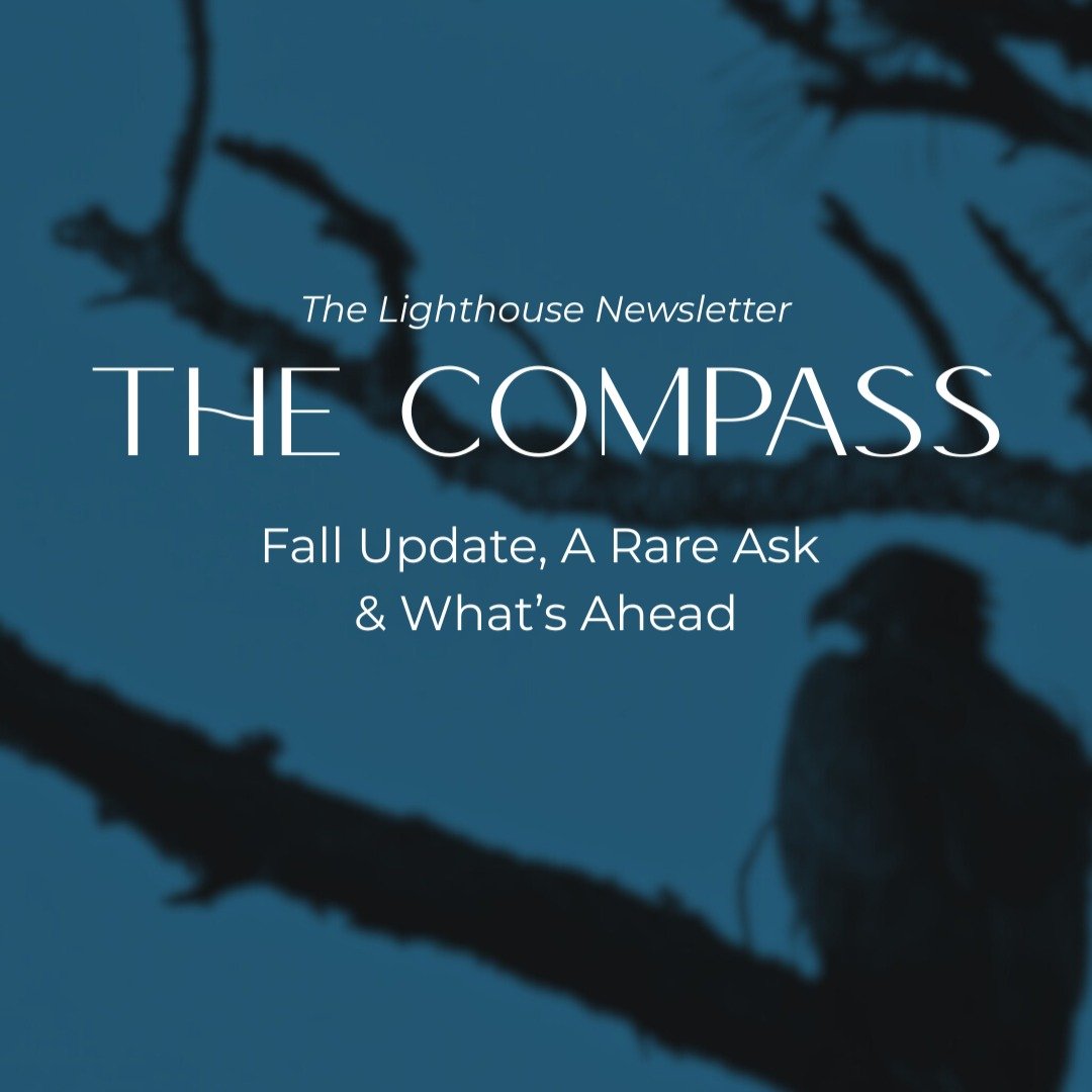 The new issue of the Lighthouse newsletter, The Compass, is live!

Inside, we&rsquo;re sharing a rare ask, a look at the work we&rsquo;ve taken on this late summer and fall, and what&rsquo;s ahead as Lighthouse steps into a big year.

From community 