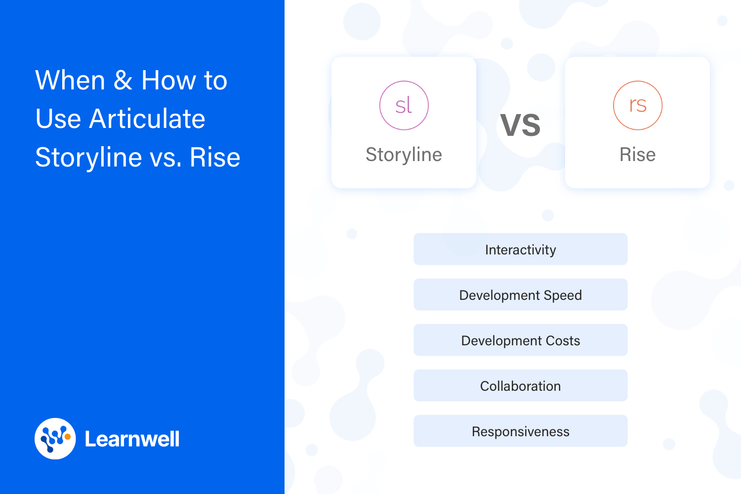 When &amp; How to Use Articulate Storyline vs. Rise