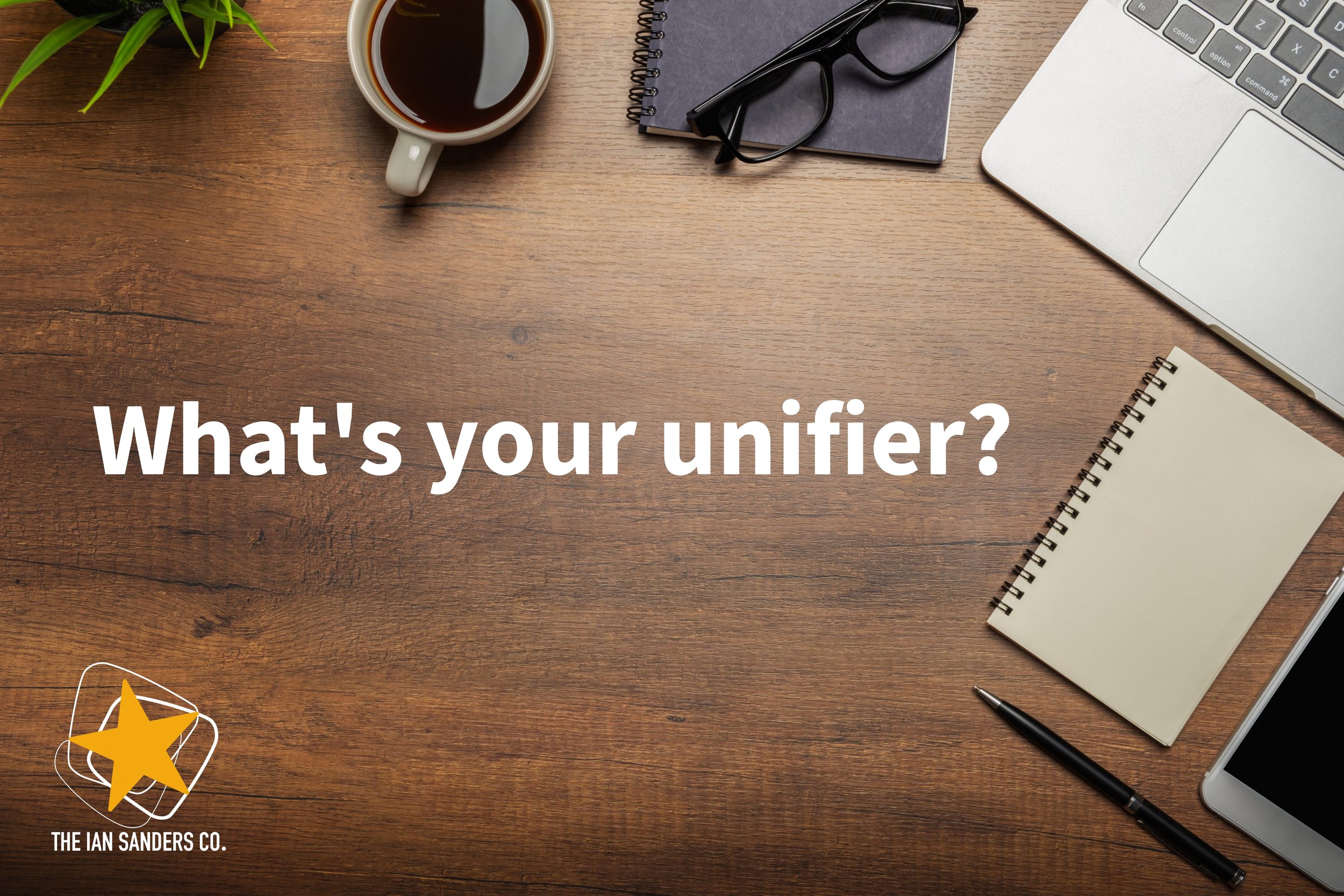 ‘What do you do?’ Why having a unifier helps when you’re multidimensional