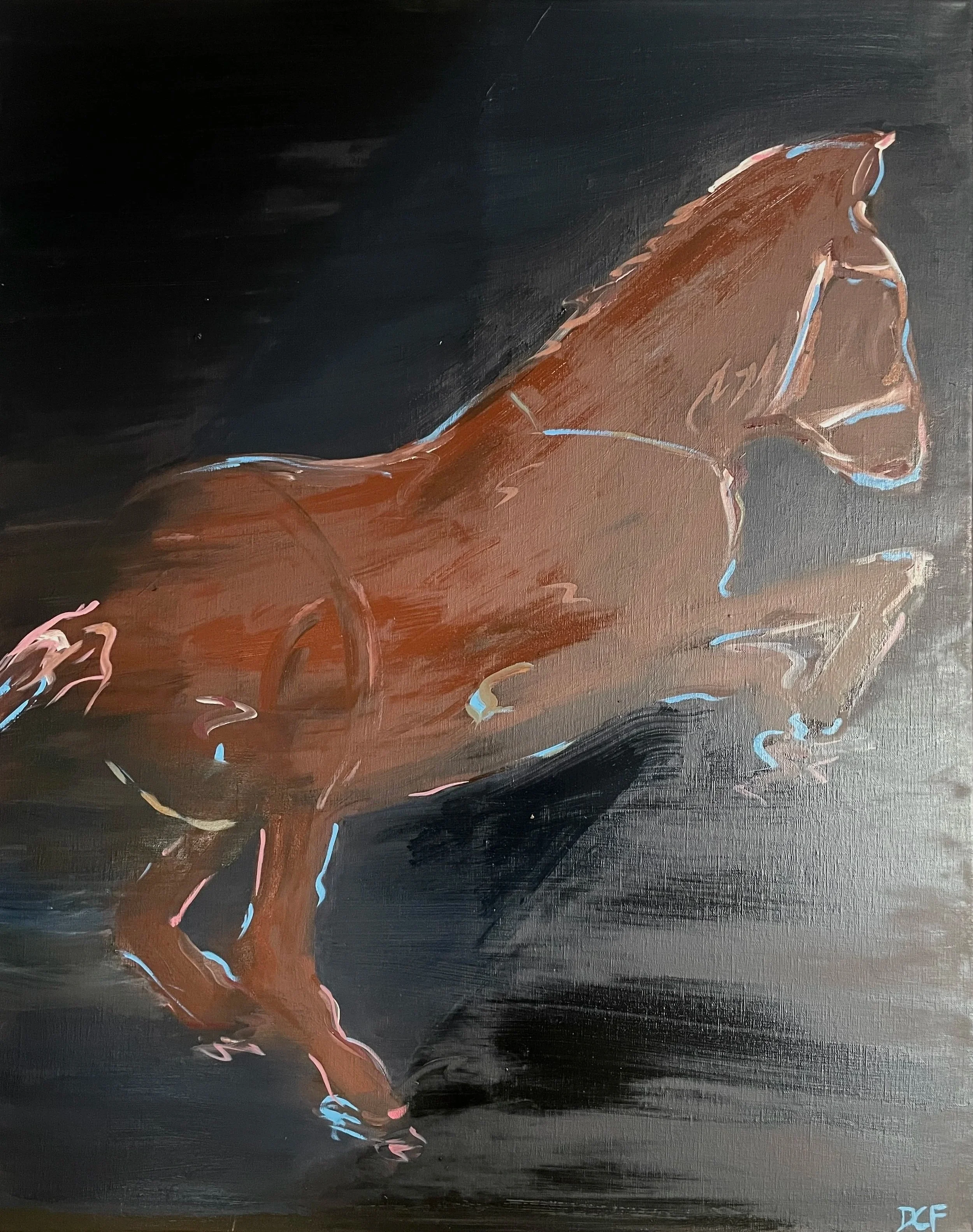 Valet d’Épée, 80x100cm, Oil on Linen