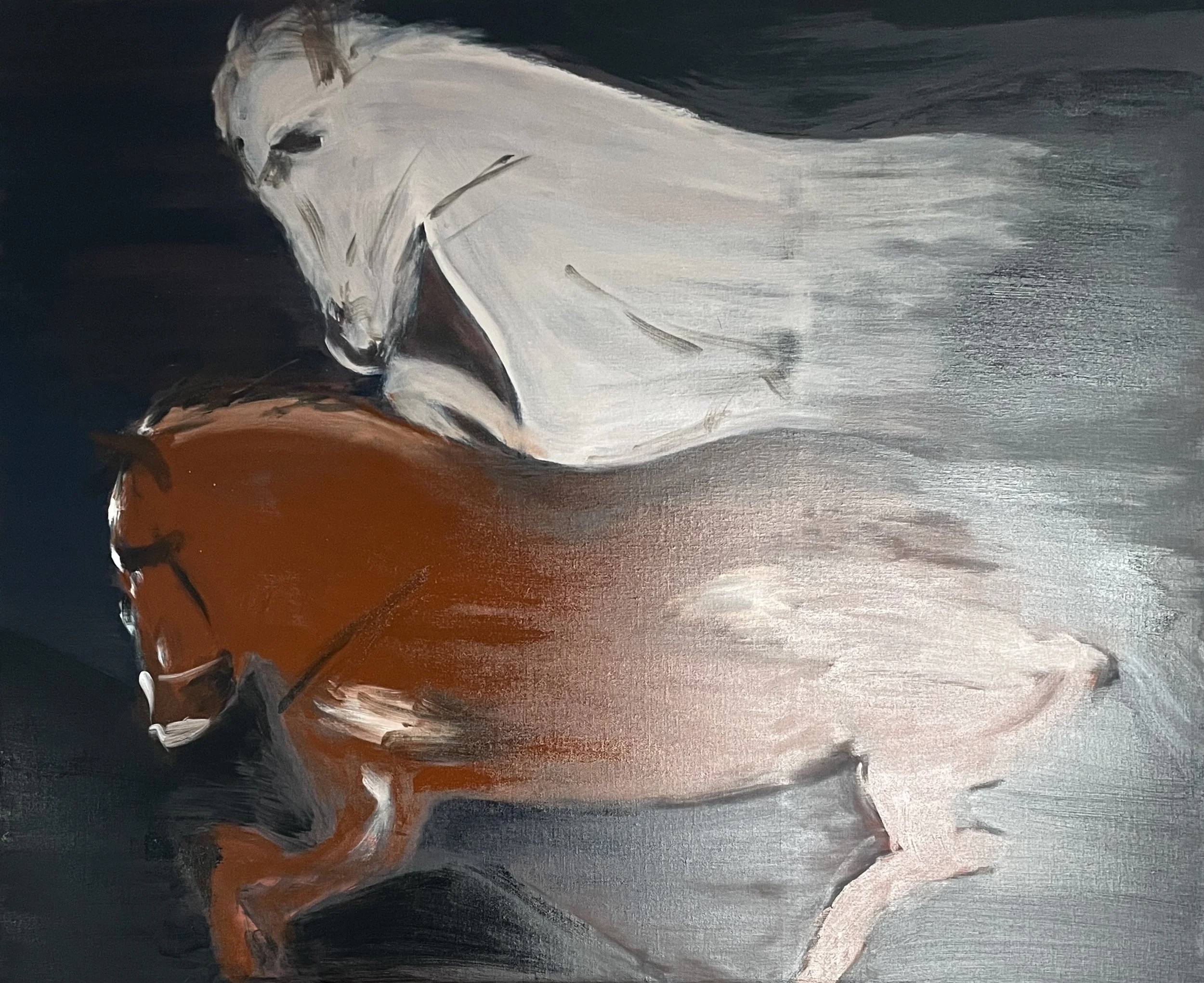 The Chariot, 100x120cm, Oil on Linen