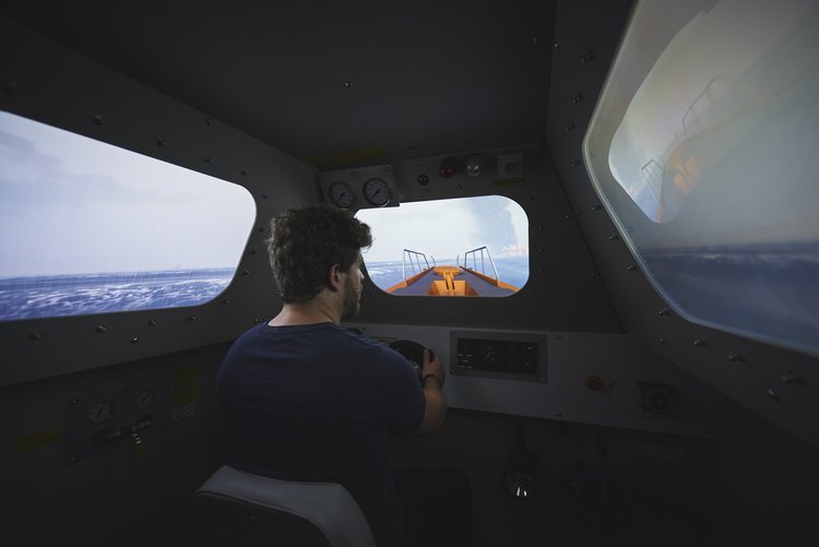 Davit Launch Lifeboat Simulator