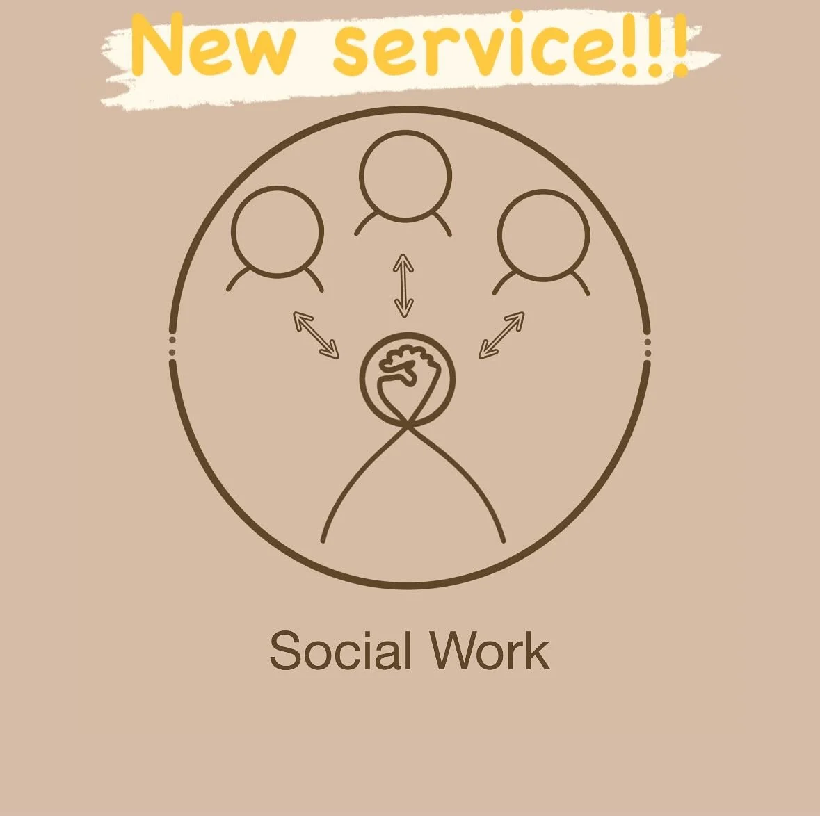 Dr Sarah Psychology is proud to announce that we have more services to offer! 💛 Today we focus on the new Social Work Service 👋🏻 We know that people need comprehensive, professional and expert advice when managing different aspects of life 🛟 We a