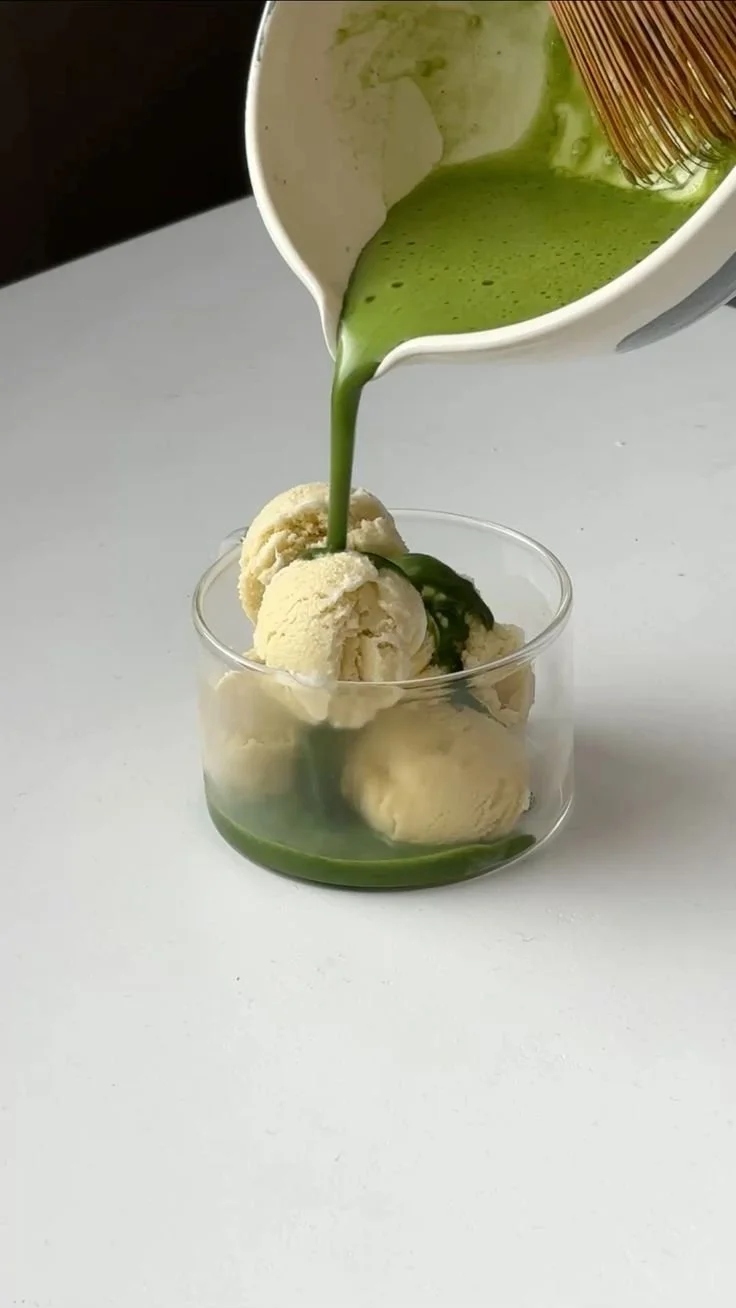 Matcha Affogato Date