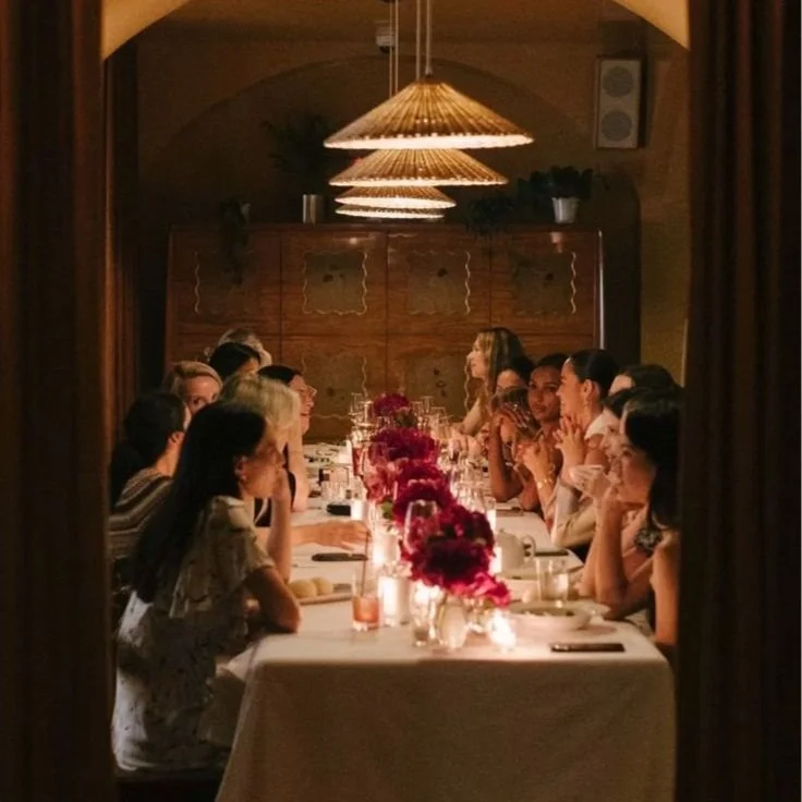 Social Dinner Party at Lago