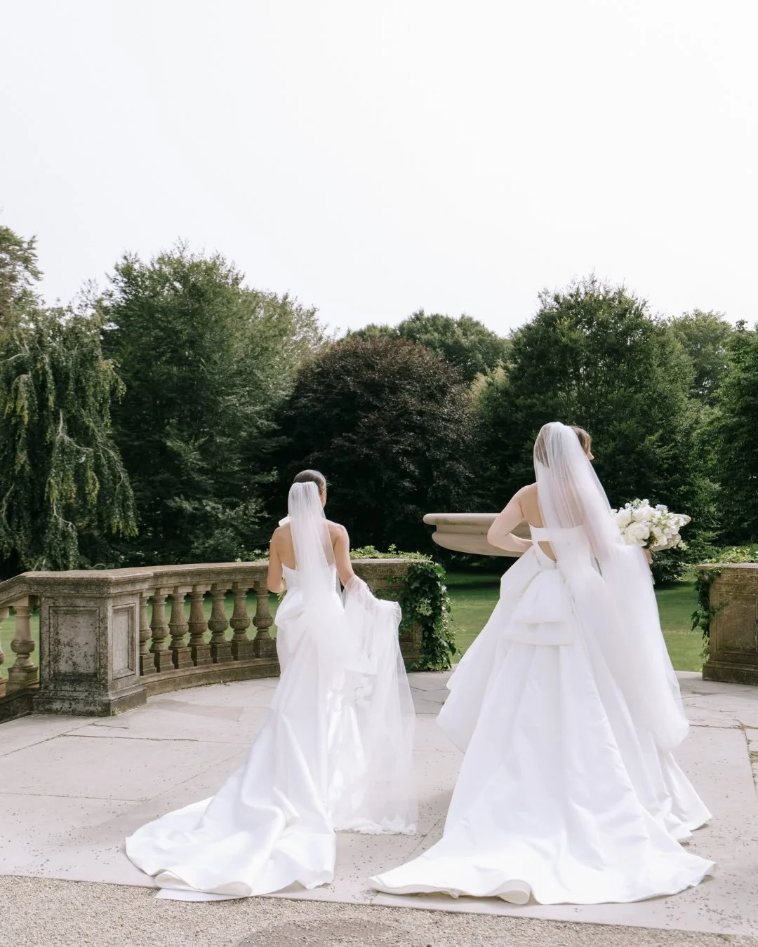 hers&amp;hers !!! Still reliving Sarah and Danielle&rsquo;s perfect summer wedding day in Rhode Island, second shot for @mirandaflorerphoto 🤍

Sooo much love, joy, and emotion poured out of these two, their love genuinely makes everyone around them 
