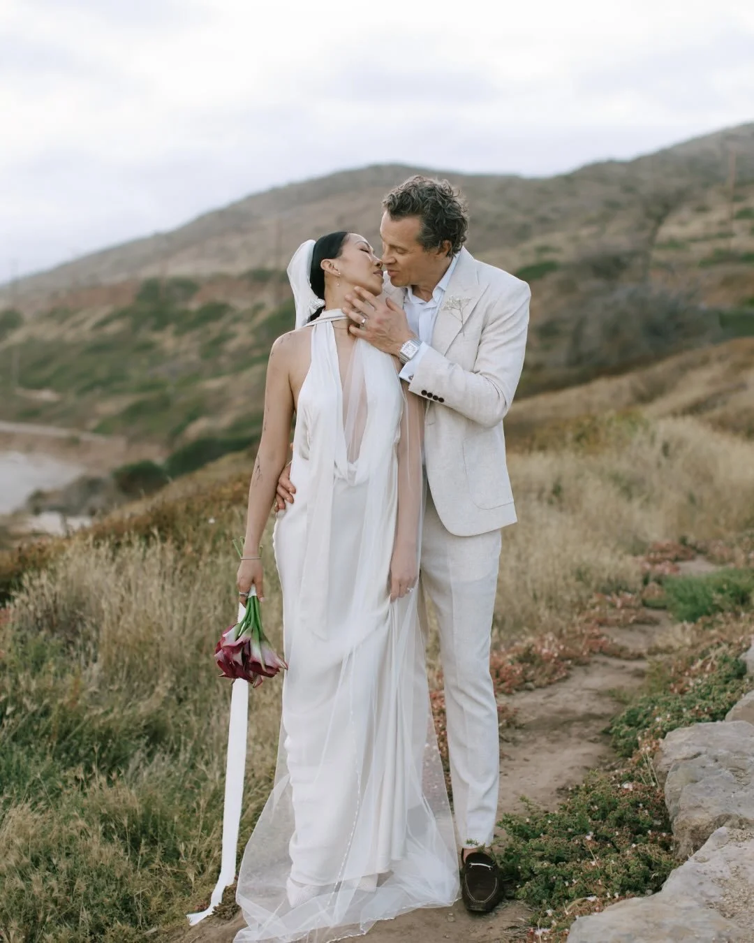 A magical day for a divine love story. Lina and JC&rsquo;s intimate elopement in Malibu was everything and more.