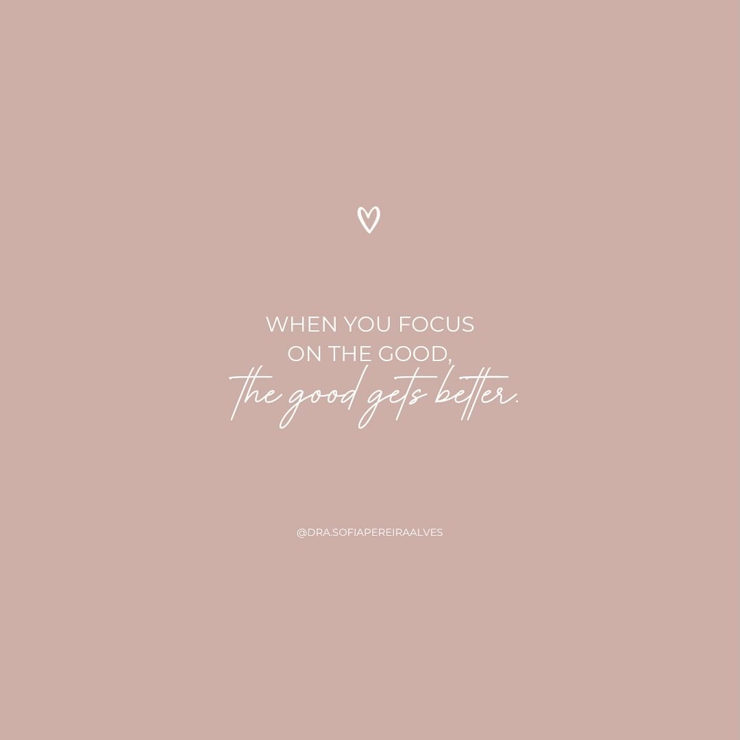 𝘞𝘩𝘦𝘯 𝘺𝘰𝘶 𝘧𝘰𝘤𝘶𝘴 𝘰𝘯 𝘵𝘩𝘦 𝘨𝘰𝘰𝘥, 𝘵𝘩𝘦 𝘨𝘰𝘰𝘥 𝘨𝘦𝘵𝘴 𝘣𝘦𝘵𝘵𝘦𝘳! ✨
.
.
.
#medicinaestetica #drasofiapereiraalves #medicinaesteticaporto #medicinaesteticavilareal #inspiration #inspoquote #inspooftheday