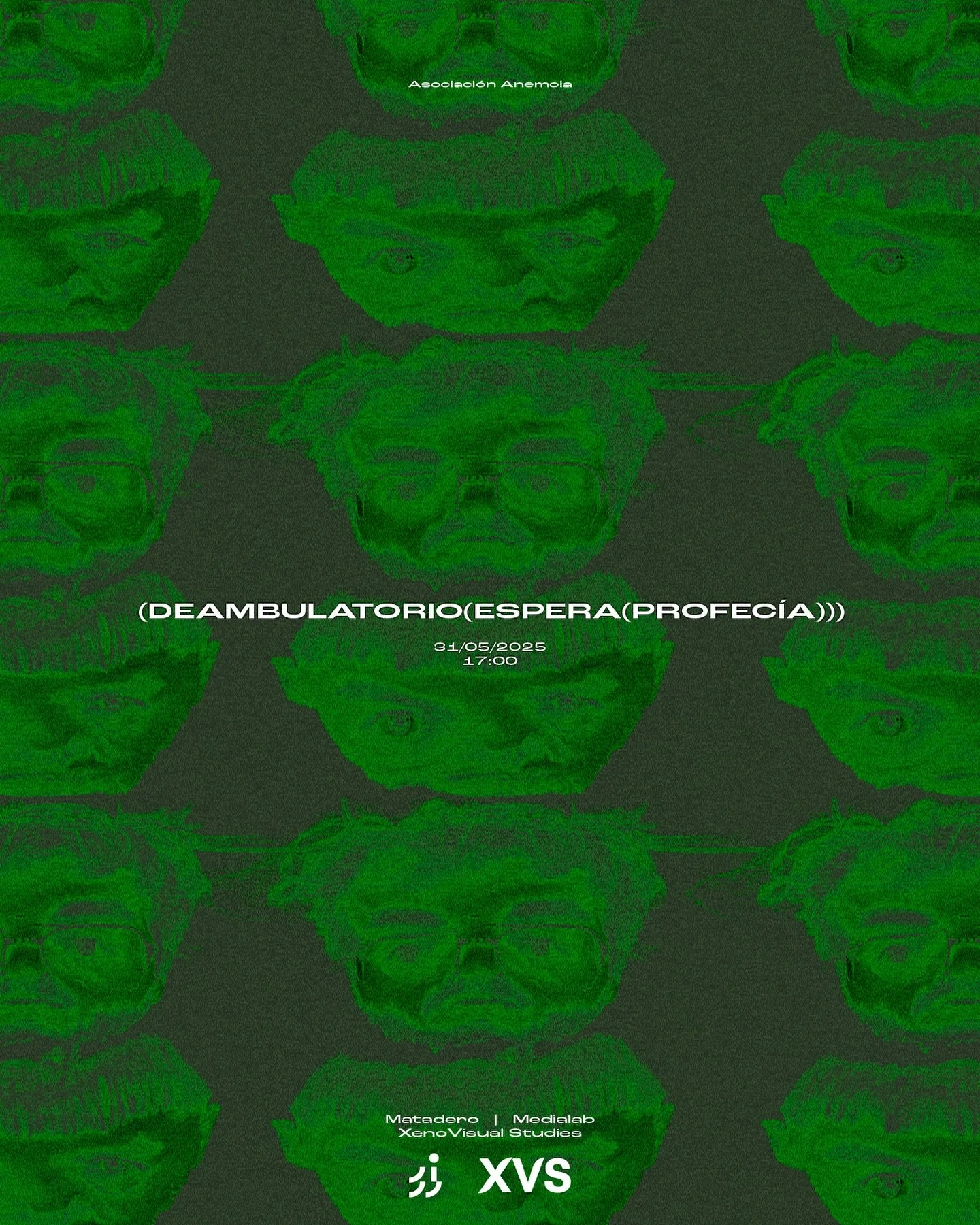 (DEAMBULATORIO(ESPERA(PROFEC&Iacute;A))). 
Asociaci&oacute;n Anemoia, de la mano con las chicas de @xenovisualstudies en Matadero, Madrid. 

Nuevas profec&iacute;as.