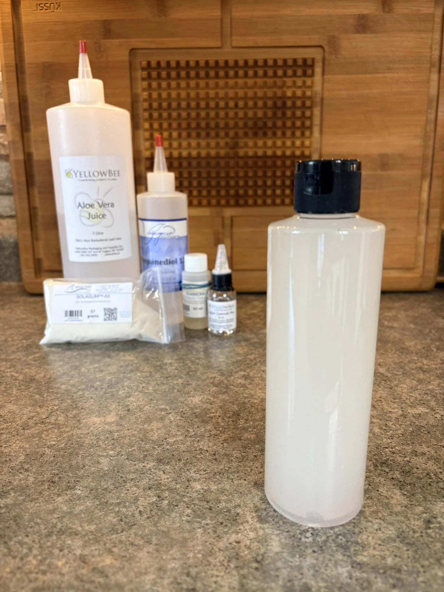 Aloe Vera Gel from Aloe Vera Juice