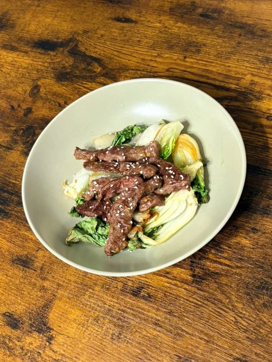 Ginger Beef &amp; Bok Choy