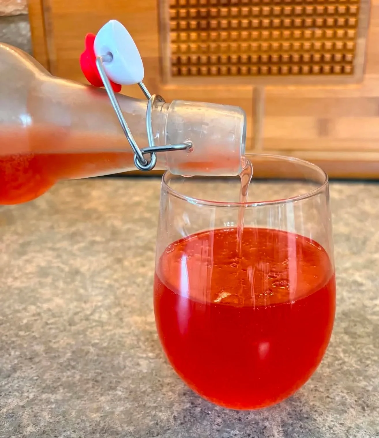 Raspberry Lemonade Kombucha