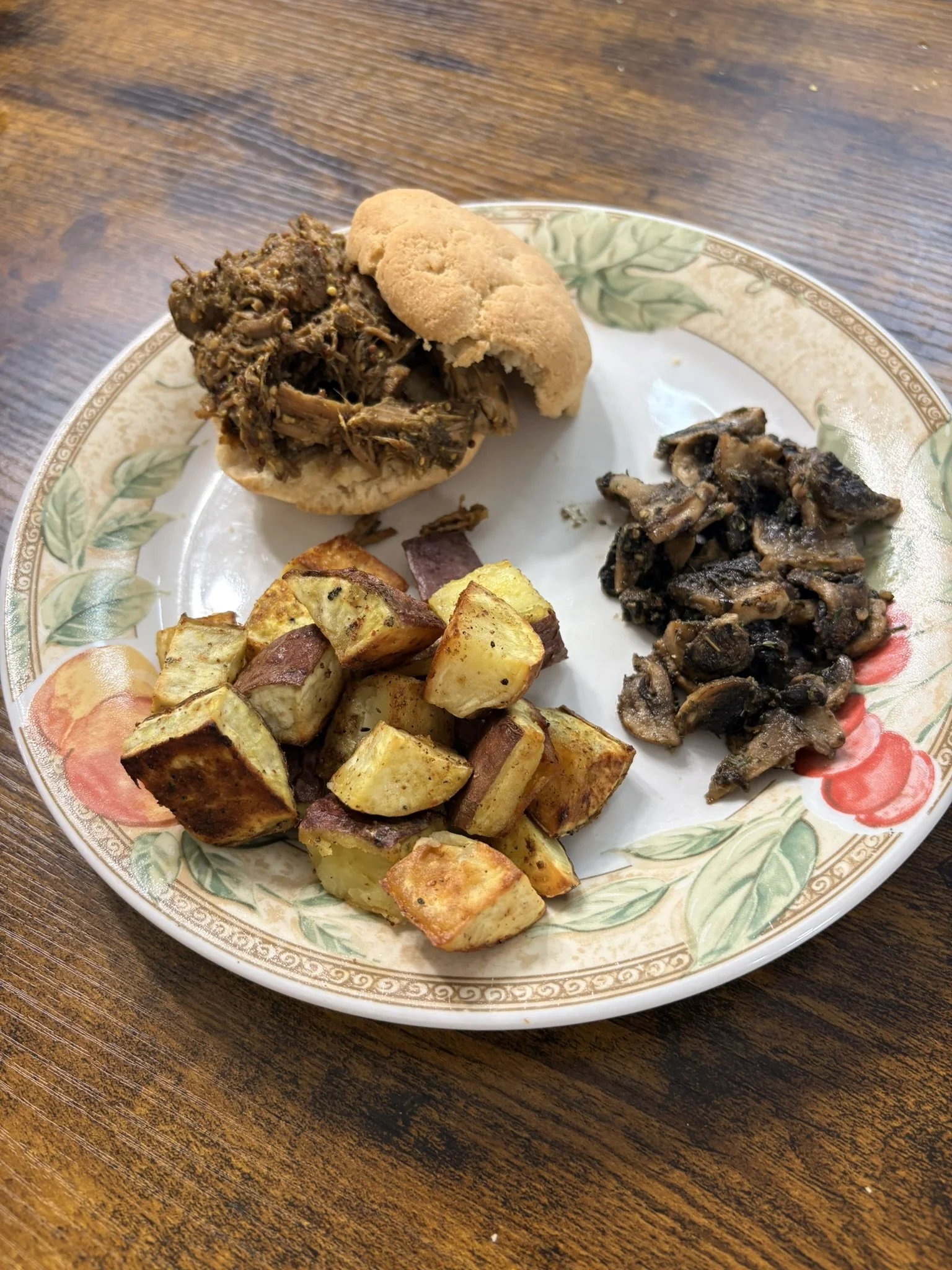 Crockpot Pulled Mustard Crusted Beef