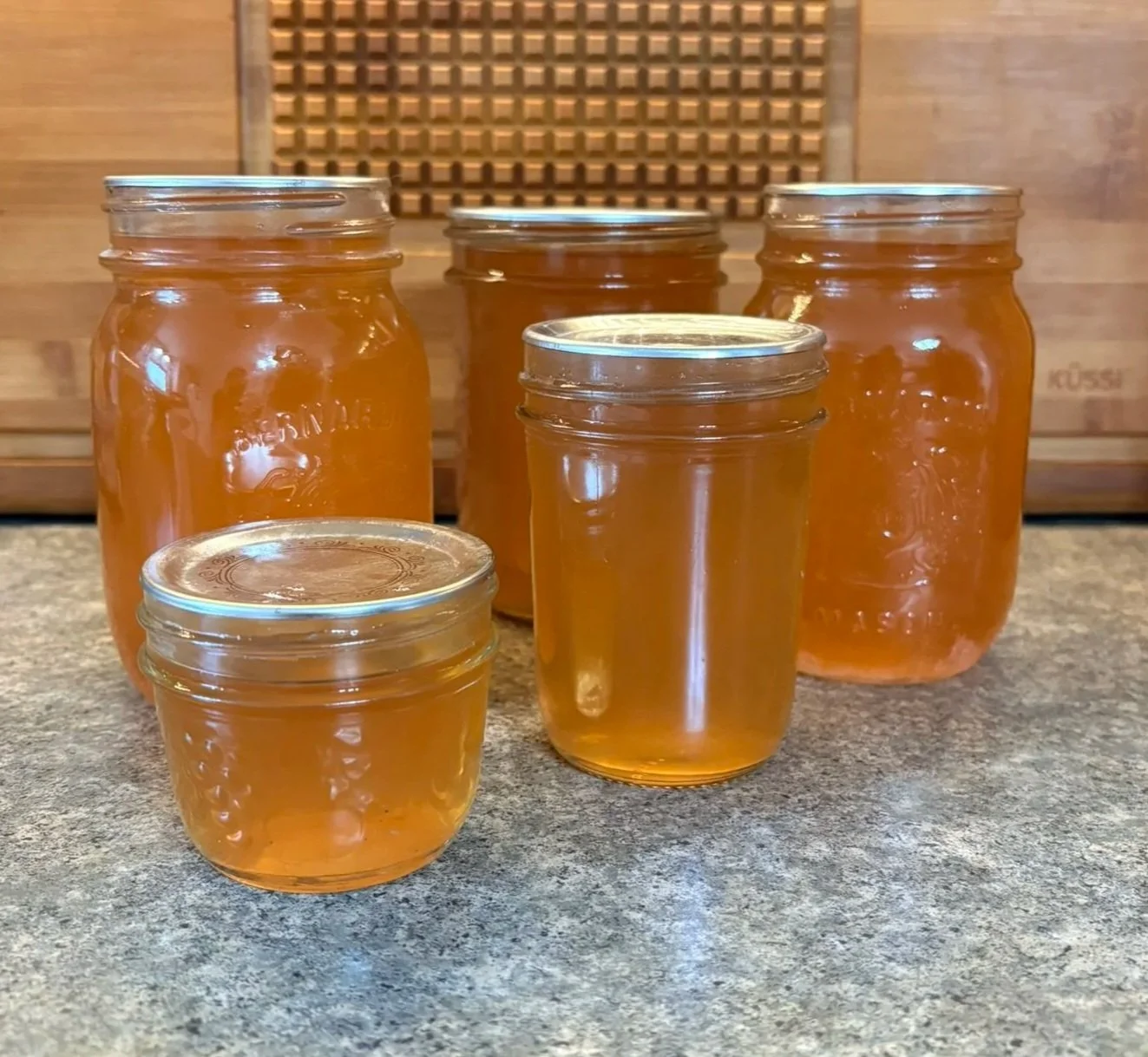 Water Bath Canned Spiced Crabapple Jelly 