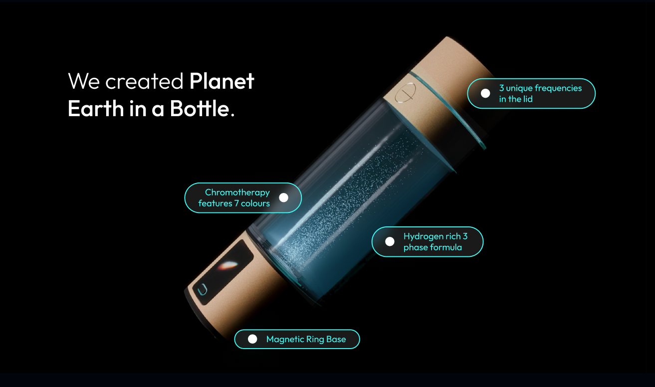 50% LumiVitae Discount Code on CellPower Water Bottle