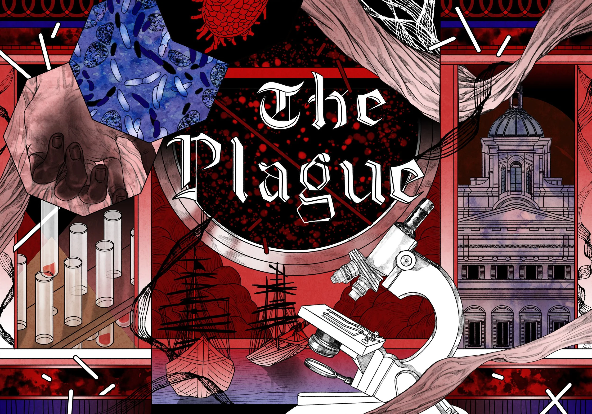 Illustration from Hunting the Plague