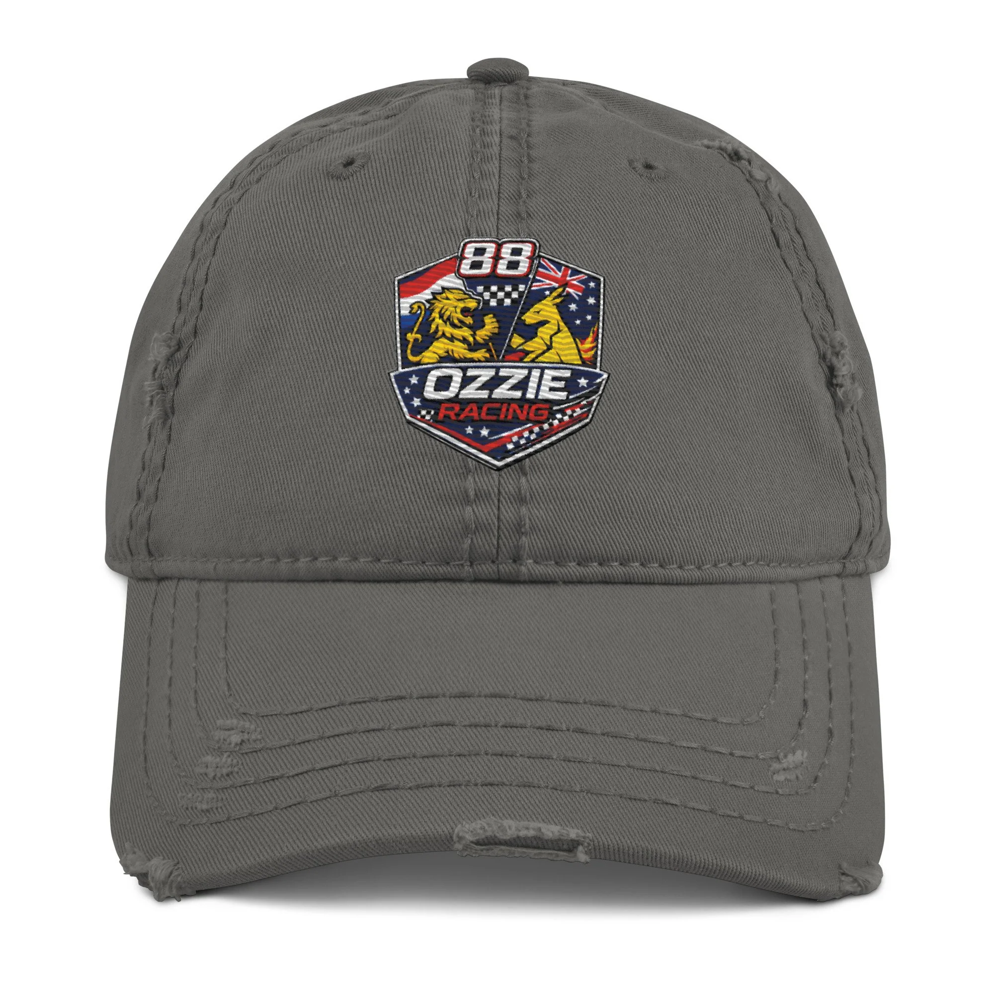 Distressed Ozzie Racing Hat