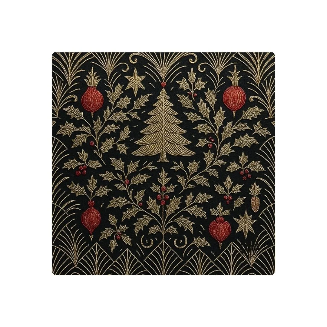 NOËL IMPÉRIAL - DESSOUS DE VERRE x6