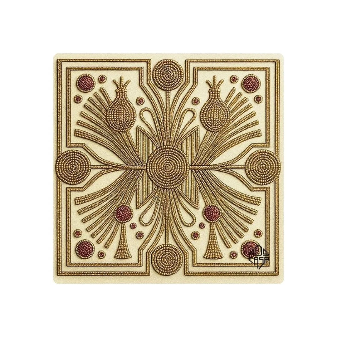 NOËL ART DÉCO - DESSOUS DE VERRE x6