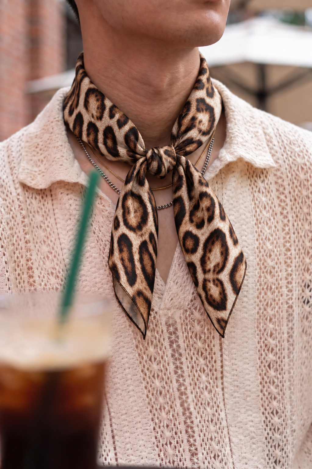 FOULARD - LÉOPARD