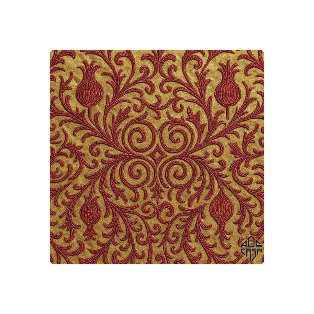 COMTE DE NOËL ROUGE - DESSOUS DE VERRE x6