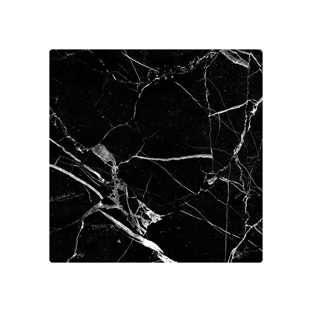 MARBRE NOIR - DESSOUS DE VERRE X6