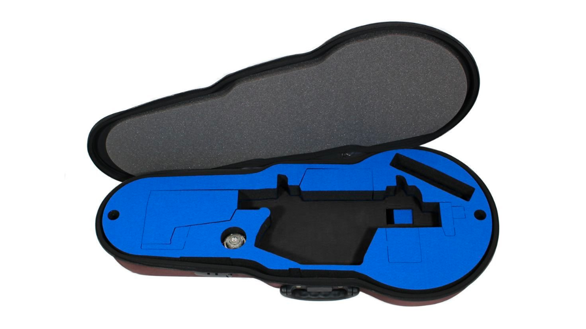 thumbnail image 2 of Peak Case Five Handgun Violin Case – Locking Hard Case With Magazine Storage, Made In USA 2 of 6