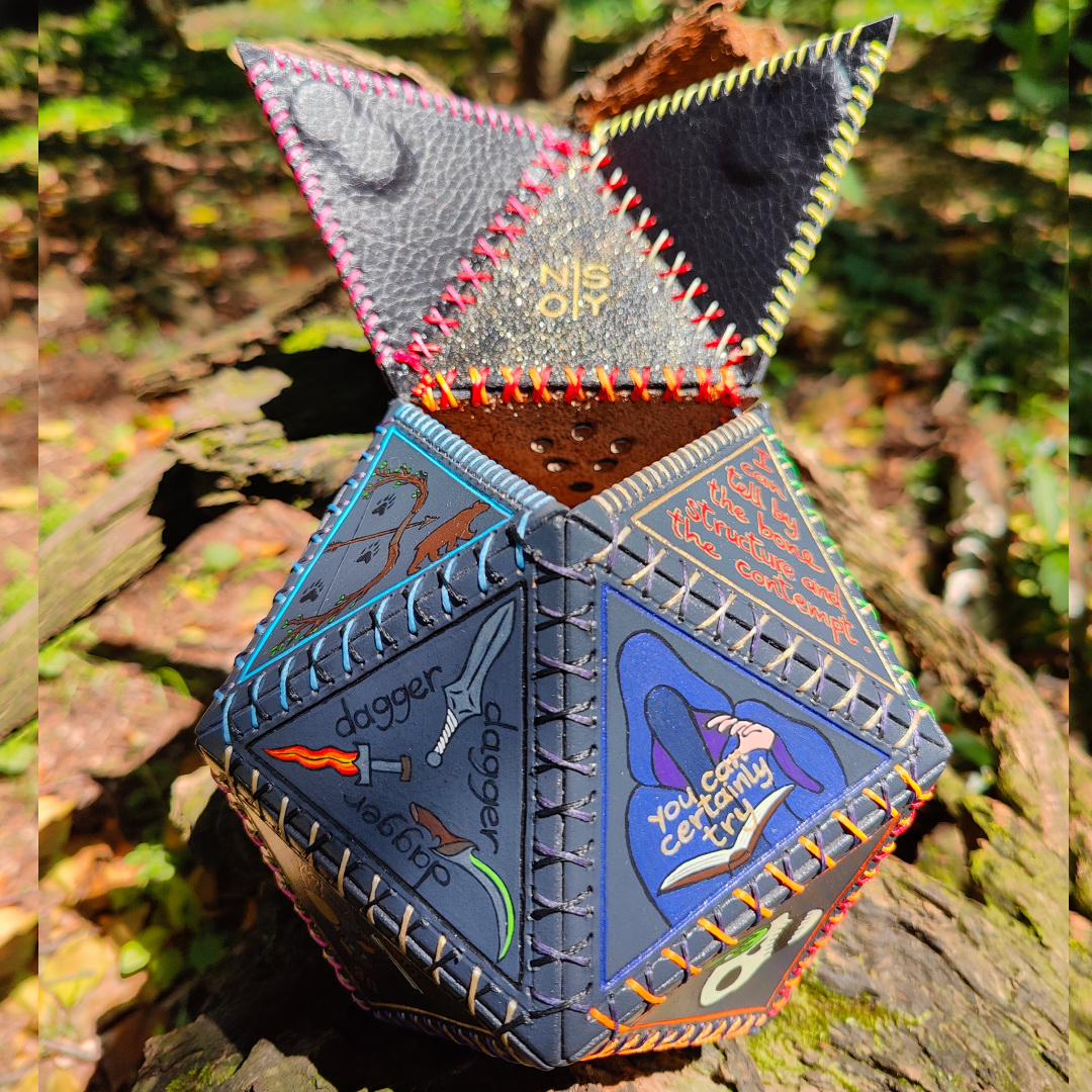 The Vox Machina dice bag