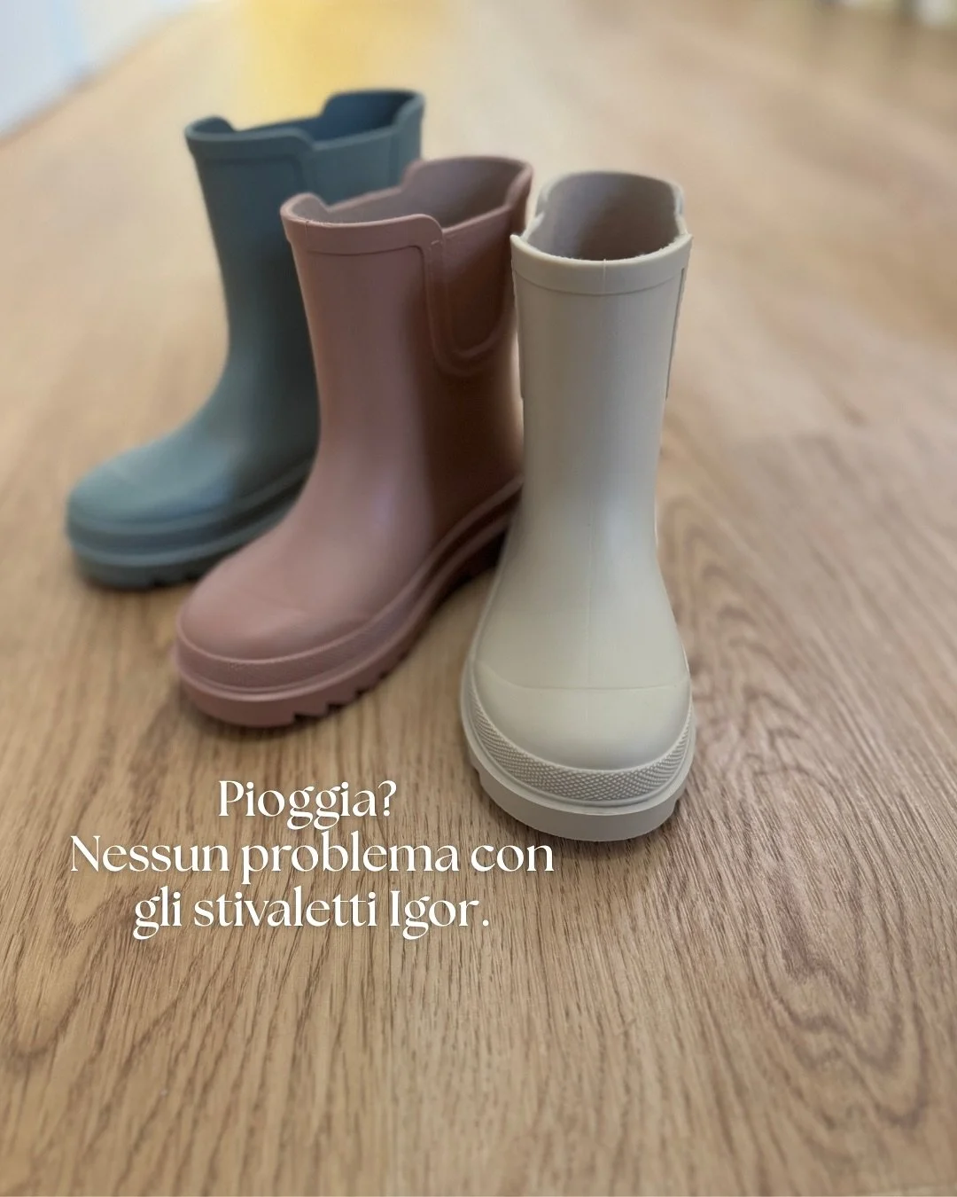 Fuori piove? 🌧️ Nessun problema con @igorshoes 

Gli stivaletti IGOR sono impermeabili, pratici e super trendy : perfetti per affrontare le giornate grigie con un tocco di colore e tanto comfort! 🤍

Disponibili in negozio ed online.
🛍️growupkids.i