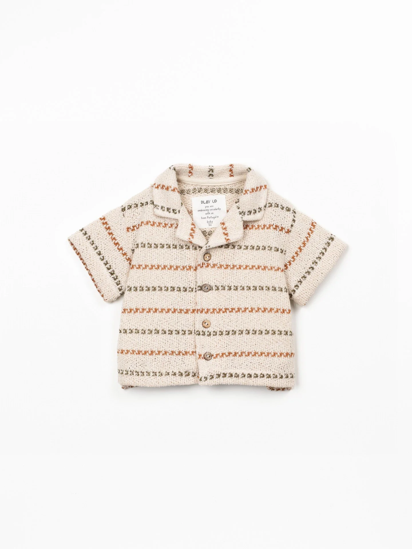 PLAY UP - Camicia righe in maglia