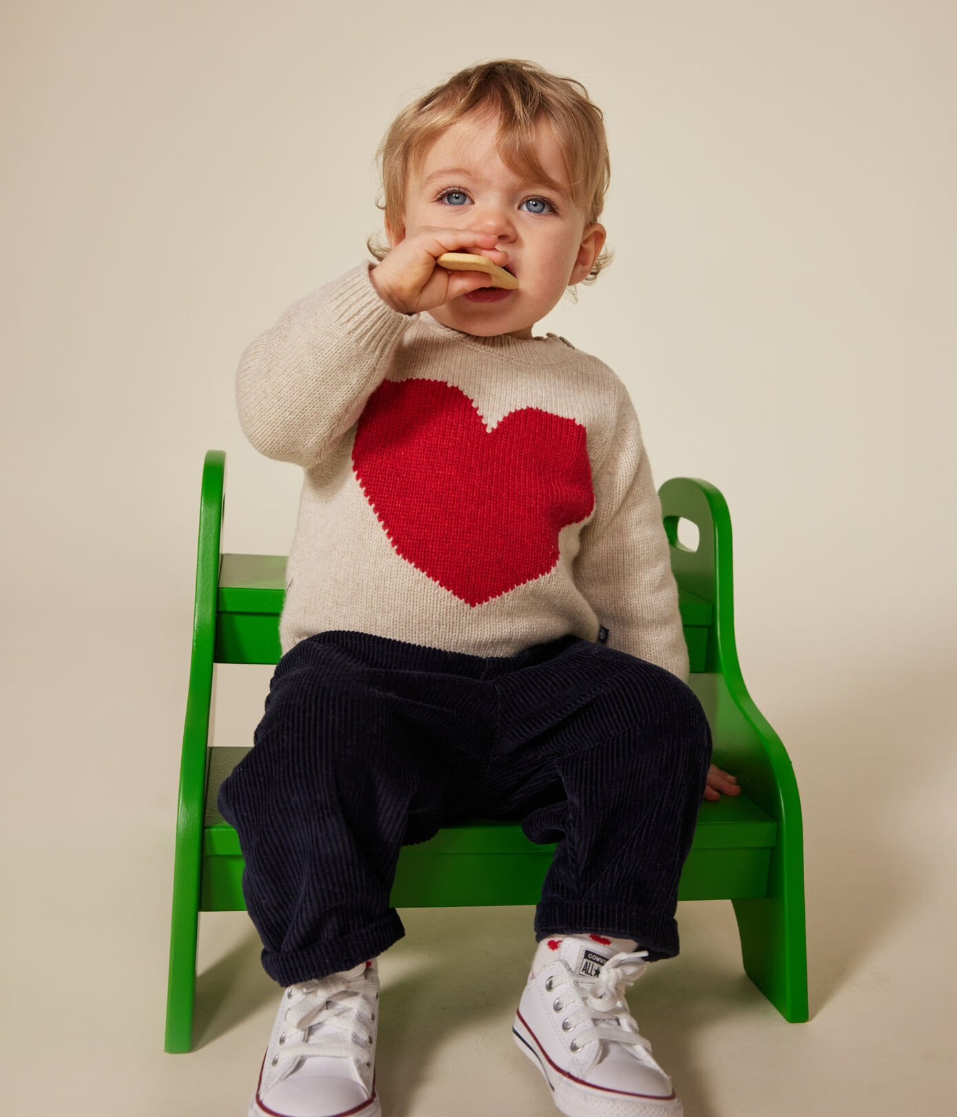 PETIT BATEAU - Pullover cuore