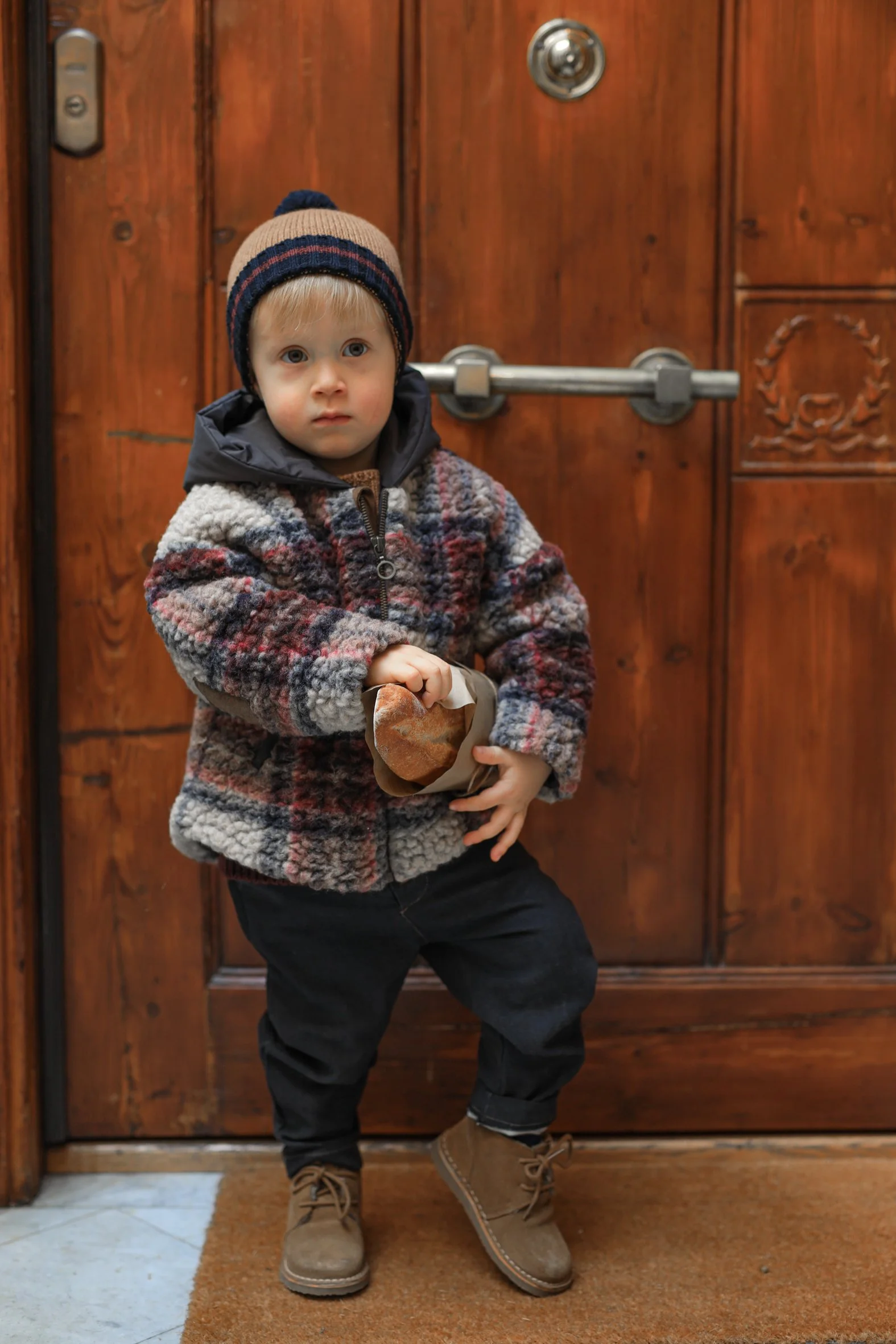 1+ IN THE FAMILY - Giacca sherpa