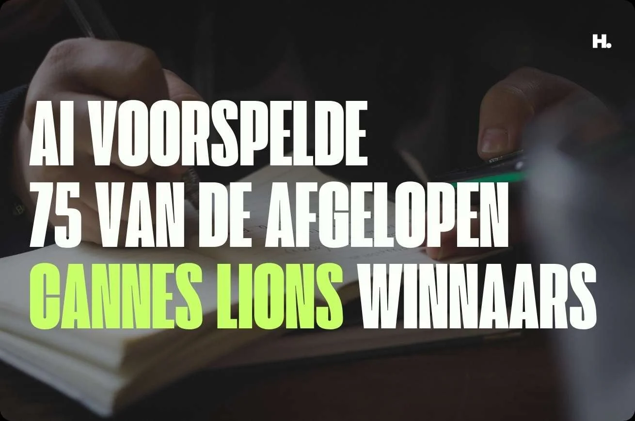 AI voorspelde 75 van de Cannes Lions