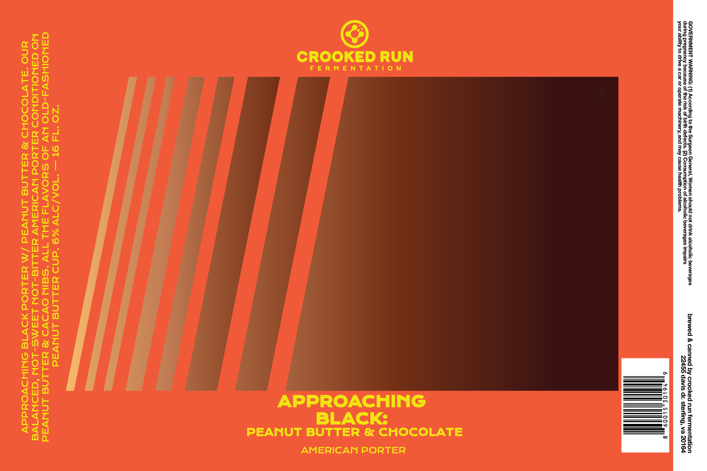 Approaching Black: Peanut Butter & Chocolate label