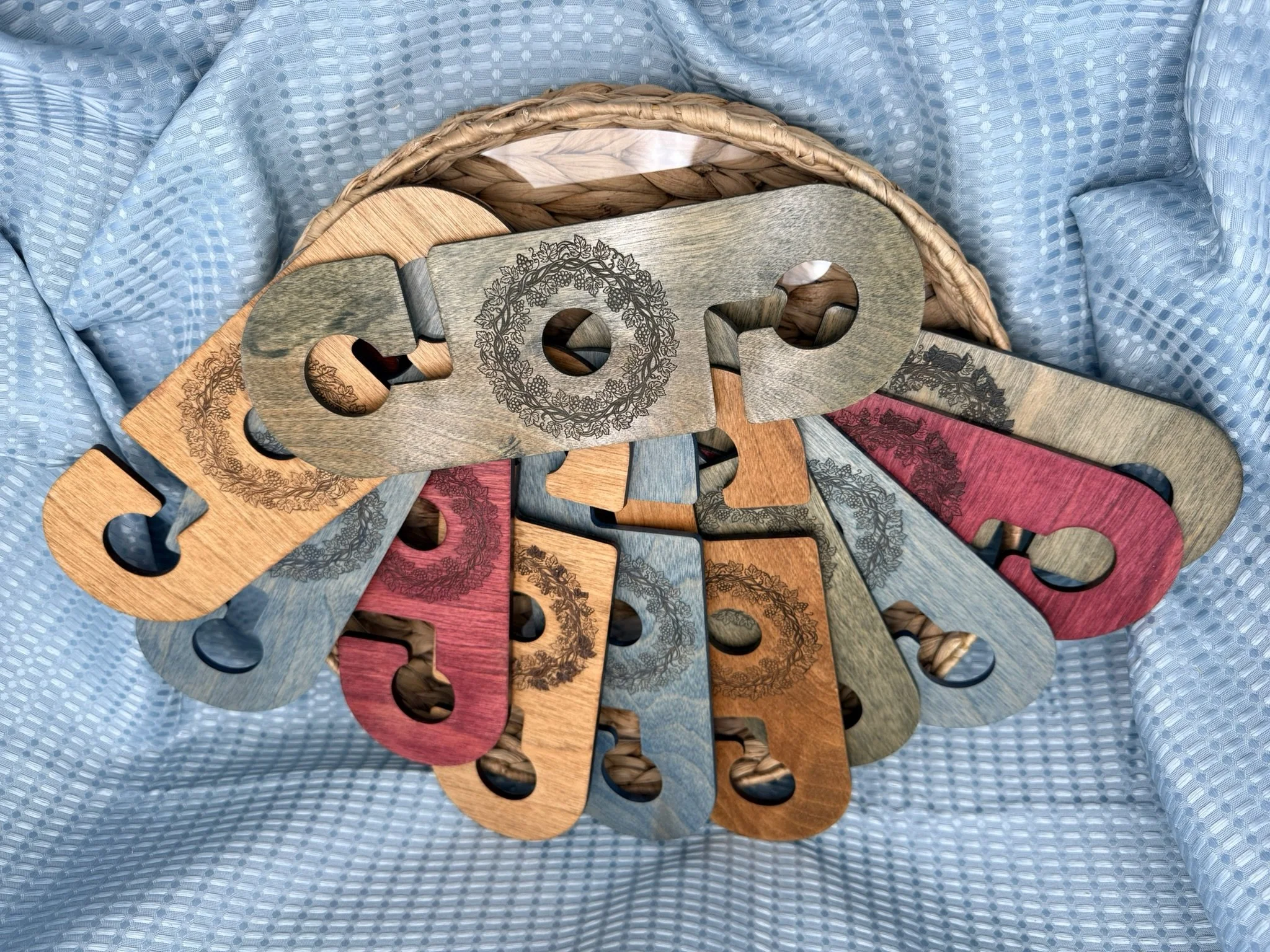 Wine Bottle Glass Holders