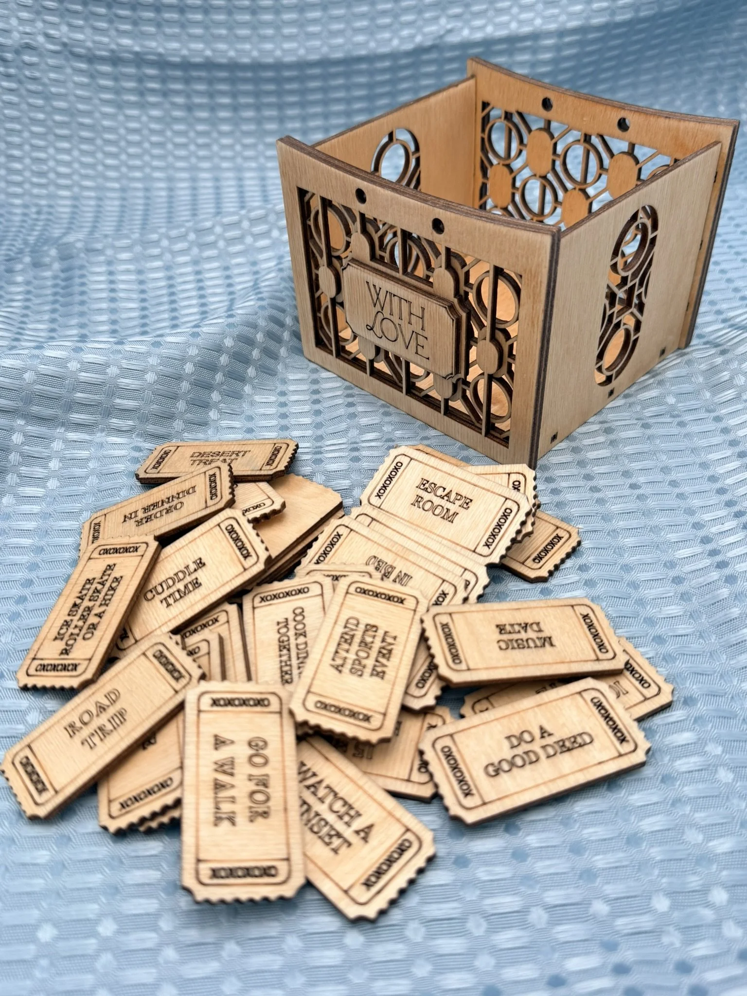 Gift Box - "With Love" Tags Included