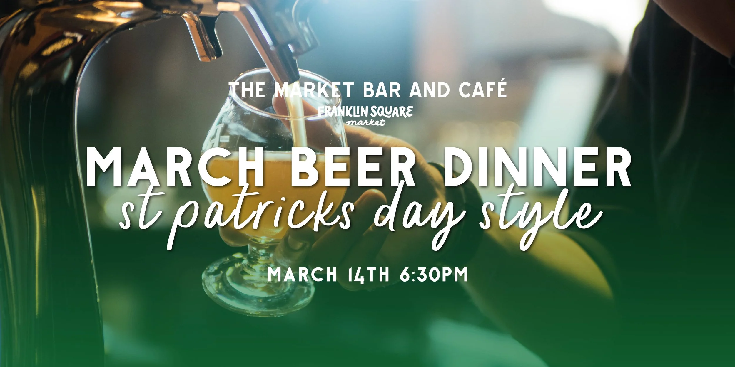 St Patrick's Day March Beer Dinner