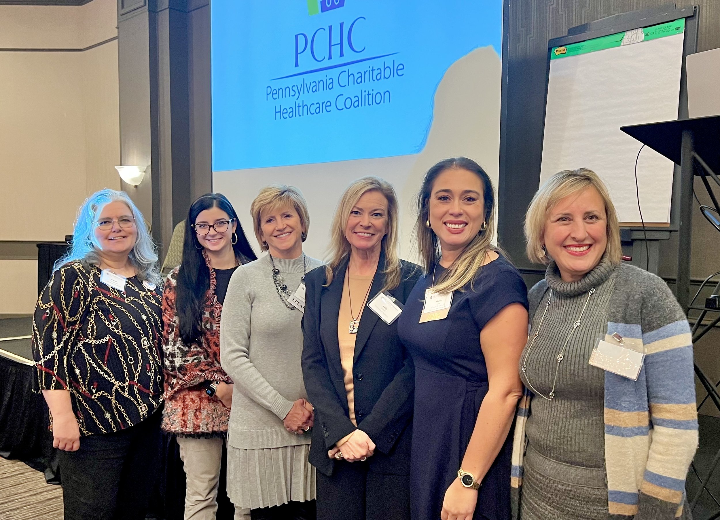 Northeast PA Represents! Staff from Volunteers in Medicine in Wilkes Barre and the Edward R. Leahy, Jr. Clinic for the Uninsured in Scranton.