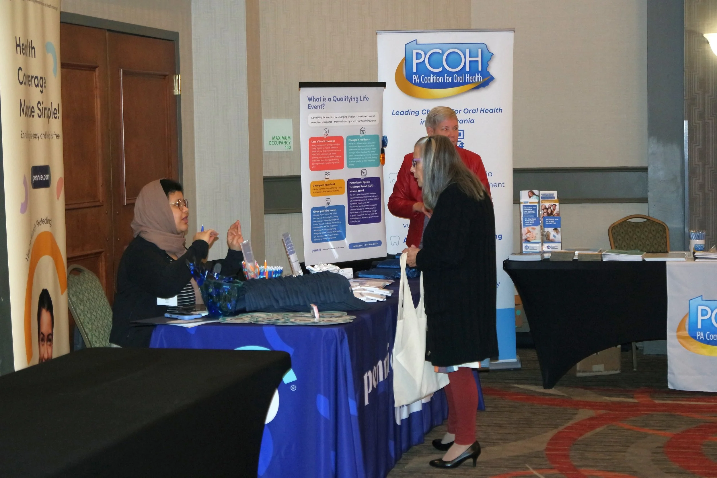 Some of the exhibitors at the conference - thank you!