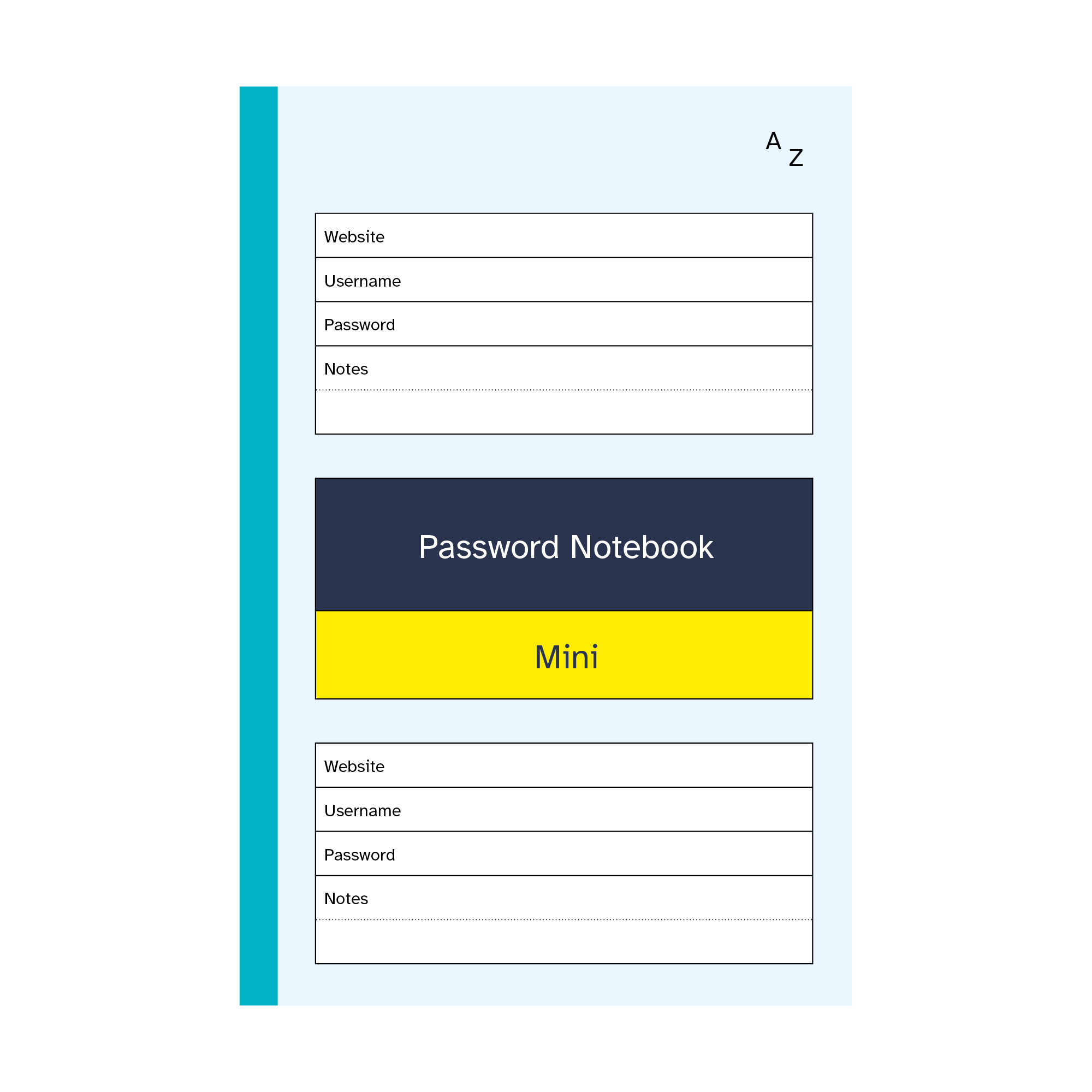 Password Notebook Mini