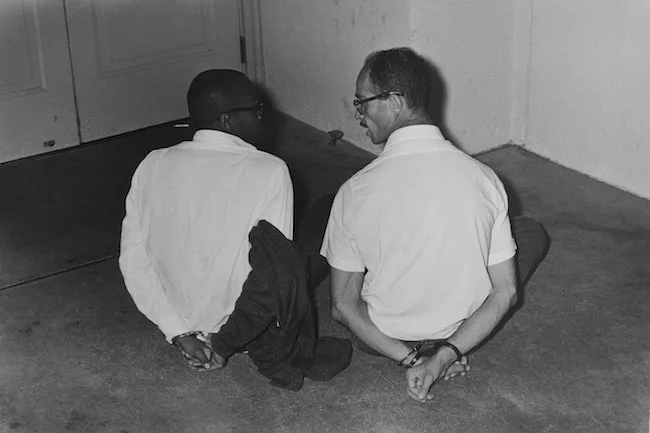   CORE Demonstration (Board of Education) , Los Angeles, 1965 Silver Gelatin Print Ed. 4/5, Printed under the direct supervision of the artist in 2008 Signed, captioned and dated by the artist on verso. Image: 18.75 x 12.5” / Paper: 16 x 20” 