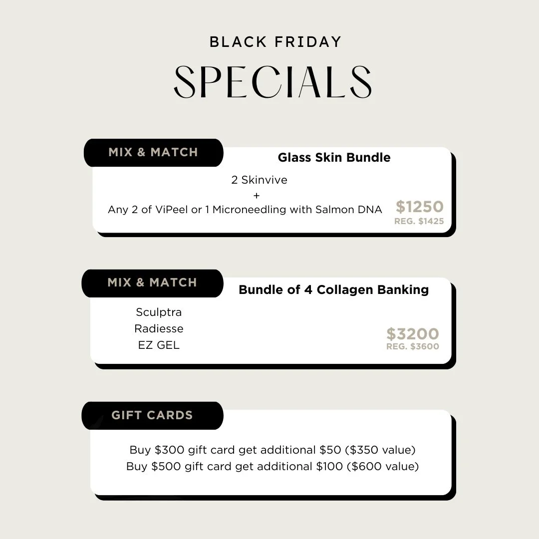 Black Friday starts now.

Your glow has officially entered its soft-launch era.

Swipe to explore our limited-time offers&mdash;because your skin deserves the upgrade. ✨

Secure your favorites, lock in your savings, and step into the holidays radiant