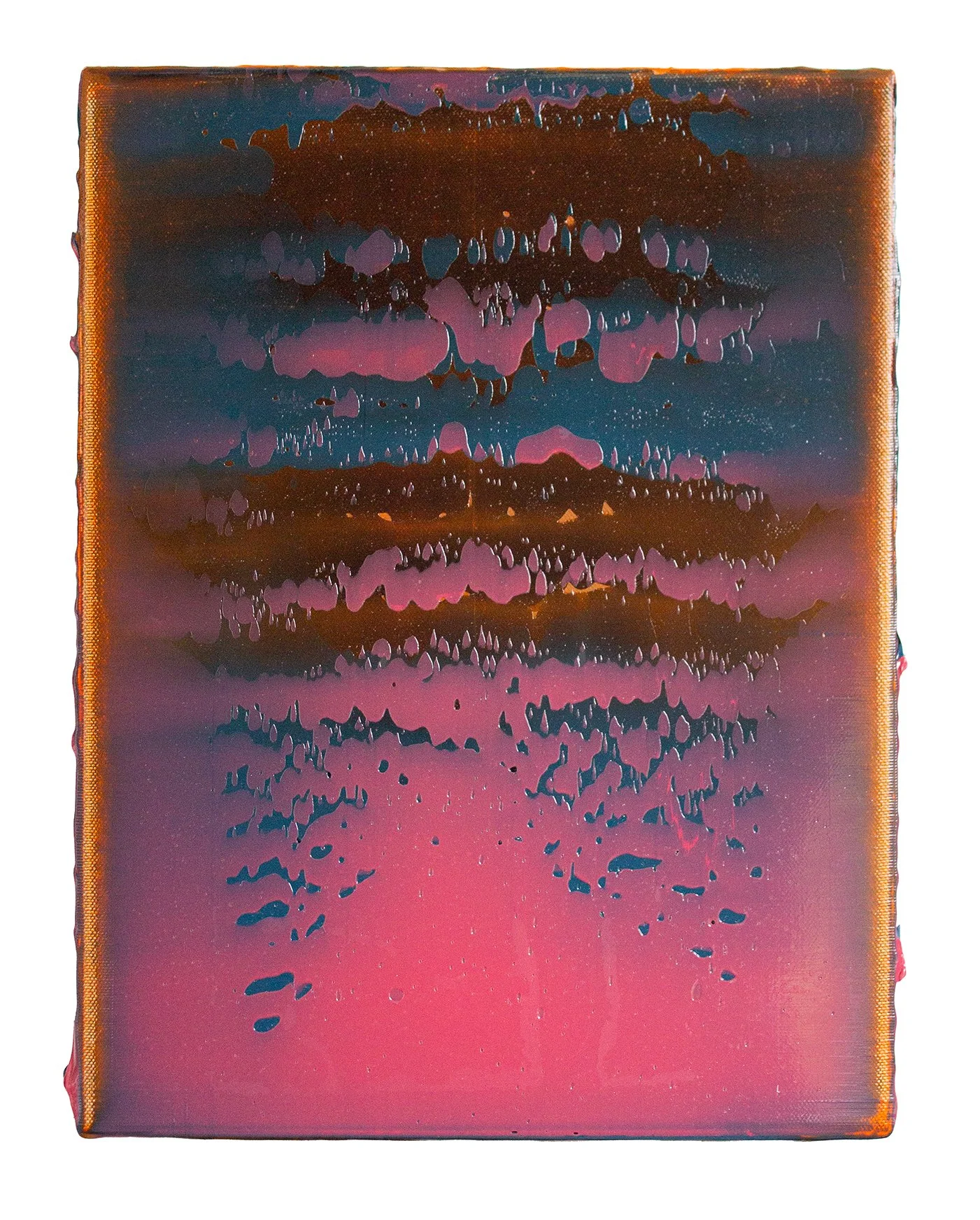 Diluvian no. 87, 2025, acrylic on canvas, 11x14"