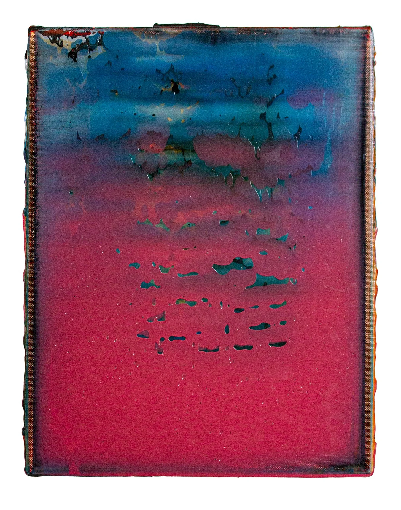 Diluvian no. 88, 2025, acrylic on canvas, 11x14"