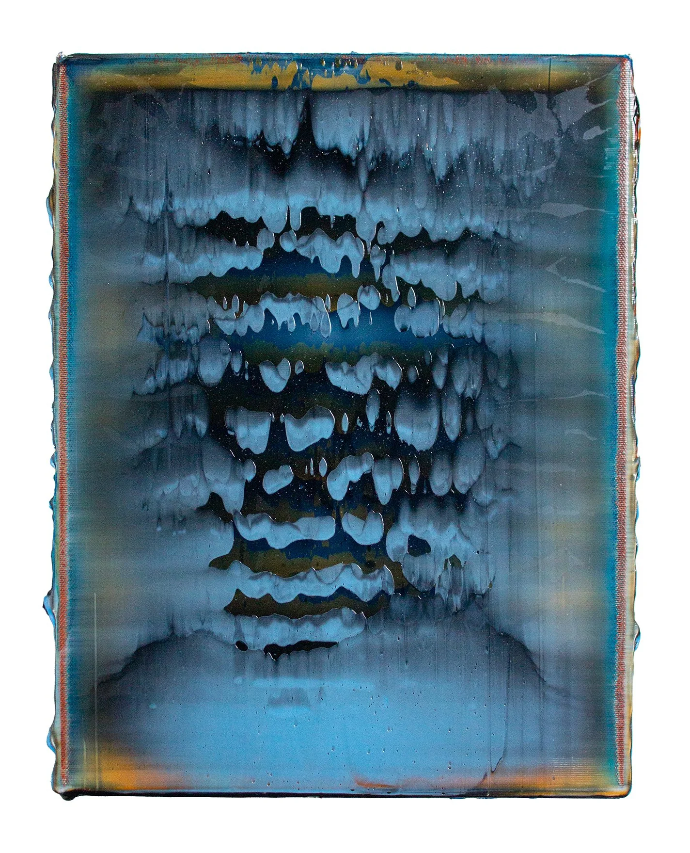 Diluvian no. 89, 2025, acrylic on canvas, 11x14"