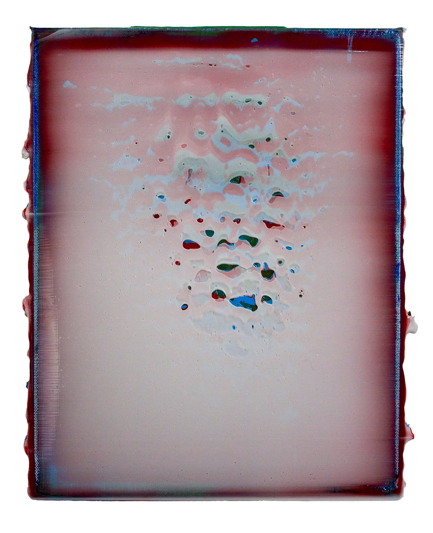 Diluvian no. 86, 2025, acrylic on canvas, 11x14"