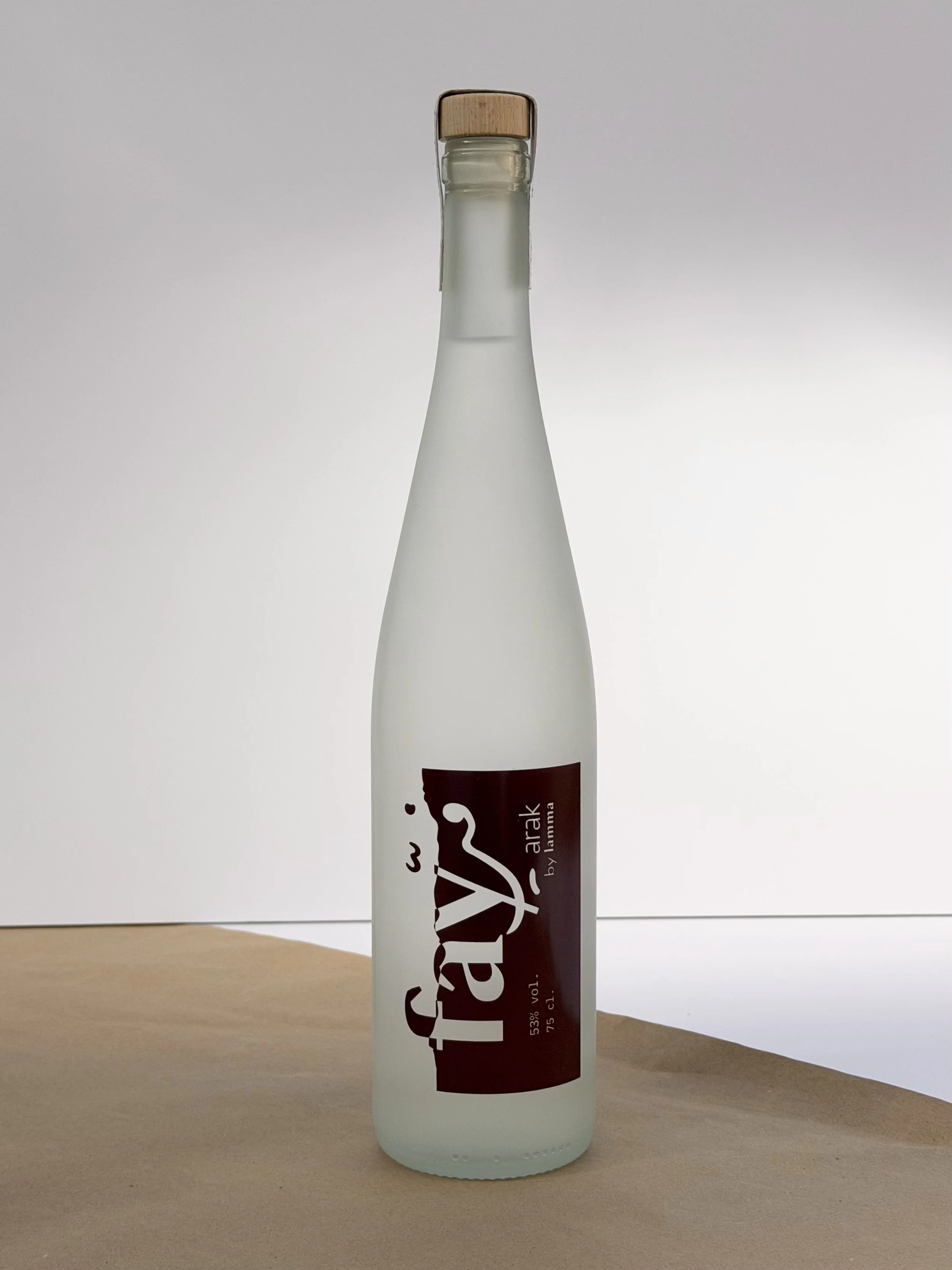 53% abv fay arak bottle